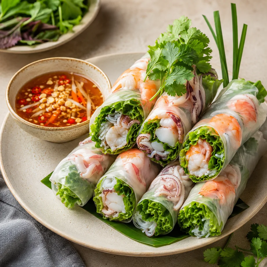 Nem cuốn hải sản